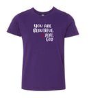 Youth Short Sleeve Tee (unisex) - You are Beautiful.
