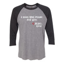 Unisex Baseball Tee -I have BIG plans for you.