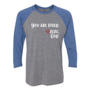 Unisex Baseball Tee -You are Loved.