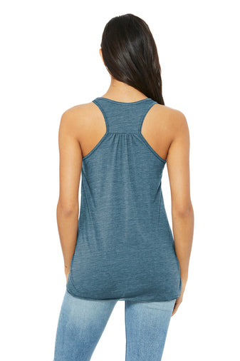 Women's Racerback Tank - Be Strong and Courageous.