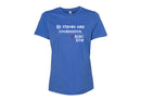 Women's Relaxed Tee - Be Strong & Courageous.