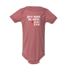 Infant/Toddler Onesie - You make me smile.