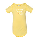 Infant/Toddler Onesie - You are loved.