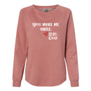 Women's Crewneck Sweatshirt - You make me smile.