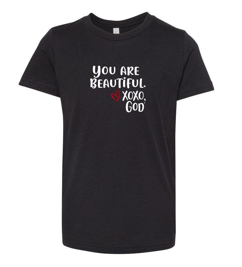 Youth Short Sleeve Tee (unisex) - You are Beautiful.