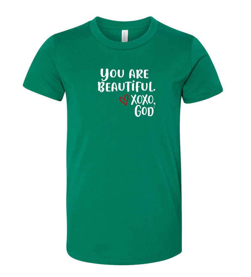 Youth Short Sleeve Tee (unisex) - You are Beautiful.