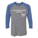 Unisex Baseball Tee -I have BIG plans for you.