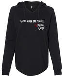 Women's Hoodie - You make me smile.