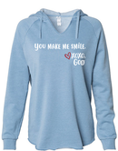 Women's Hoodie - You make me smile.