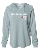 Women's Hoodie - You make me smile.
