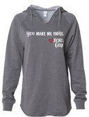 Women's Hoodie - You make me smile.