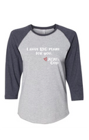 Women's Raglan Sleeve Baseball Tee - I have BIG plans for you.
