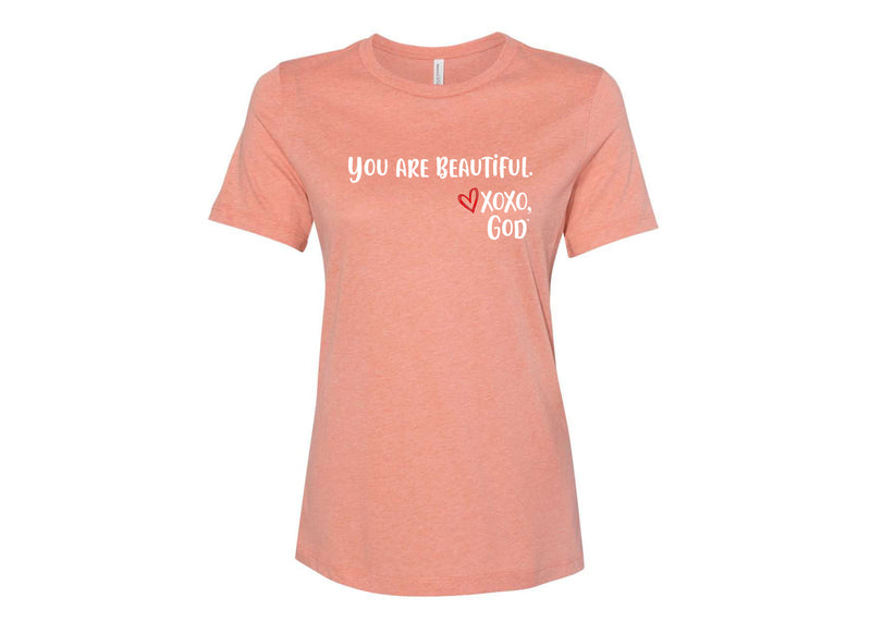 Women's Relaxed Tee - You are Beautiful.