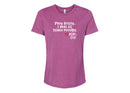 Women's Relaxed Tee -Pray Boldly.  I make all things possible.