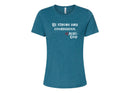 Women's Relaxed Tee - Be Strong & Courageous.