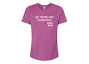 Women's Relaxed Tee - Be Strong & Courageous.