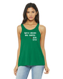 Women's Racerback Tank - You make me smile.