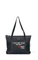 Zippered Tote Bag - I Have BIG Plans For You.