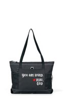 Zippered Tote Bag - You Are Loved.