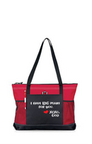 Zippered Tote Bag - I Have BIG Plans For You.