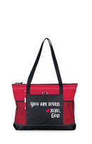 Zippered Tote Bag - You Are Loved.