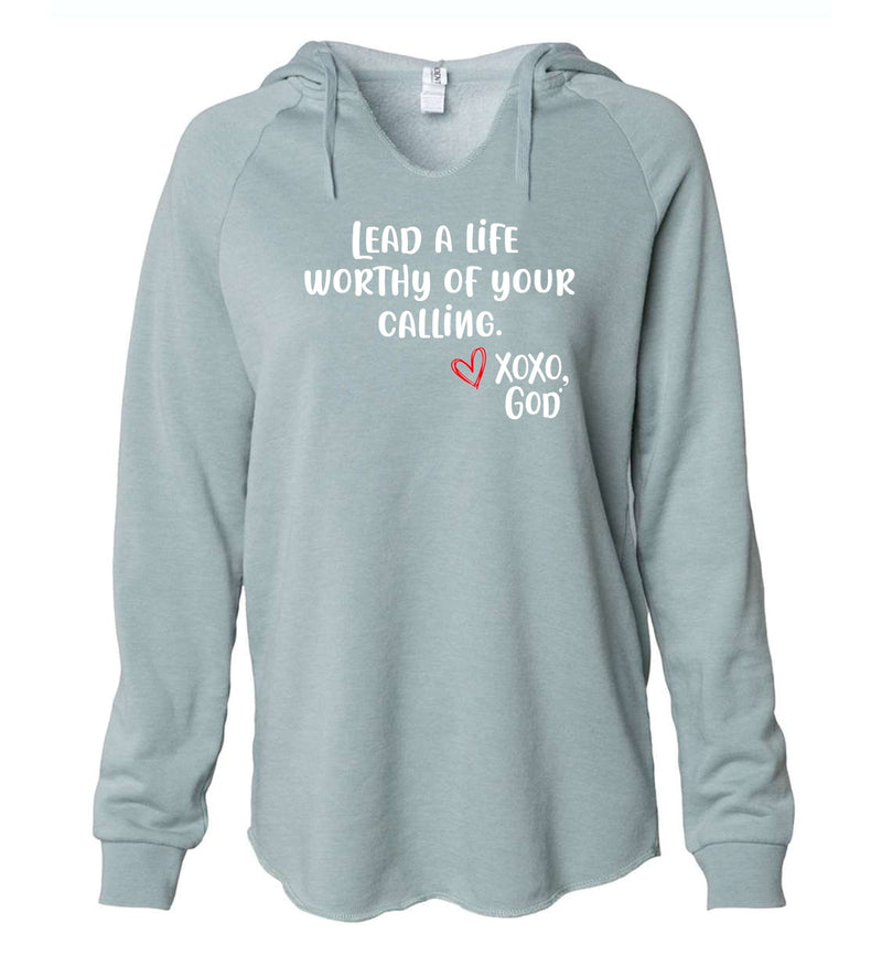 "Food For His Children" Women's Hoodie - Lead a life worthy of your calling.