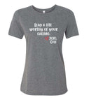 "Food For His Children" Women's Relaxed Tee - Lead a life worthy of your calling.