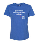 "Food For His Children" Women's Relaxed Tee - Lead a life worthy of your calling.