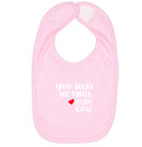 Baby Bib - You make me smile.